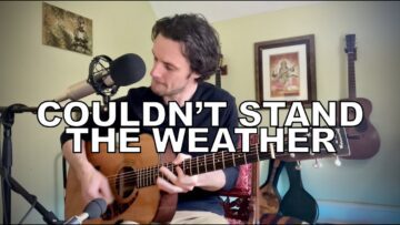 SRV – Couldnt Stand the Weather (acoustic cover)