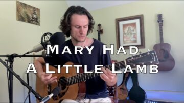 SRV – Mary Had a Little Lamb (acoustic cover)