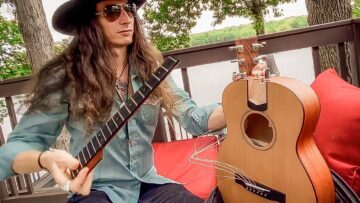 IVE BEEN EVERYWHERE with Insane Collapsible Acoustic Guitar! | Johnny Cash Cover