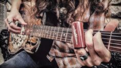 LONG BLACK VEIL Country Slide Guitar Cover