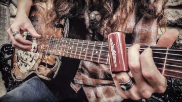 LONG BLACK VEIL Country Slide Guitar Cover