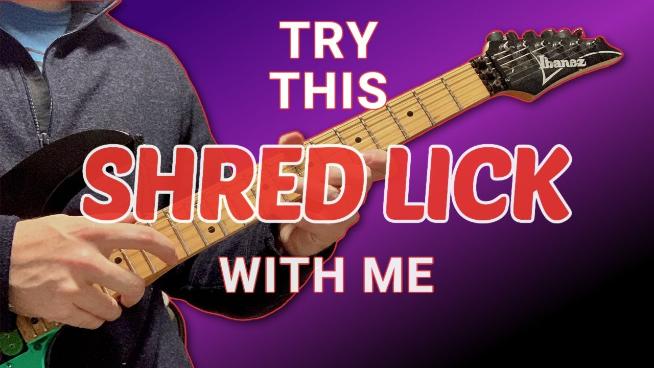 MY CRAZIEST SHRED LICK?? (Full Lesson + Tabs!)