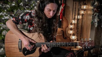 Relaxing Christmas Blues Guitar • Silent Night Acoustic Fingerstyle