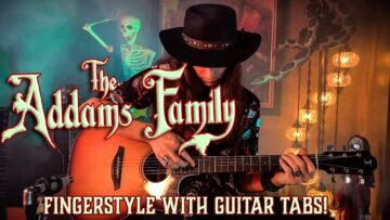 The ADDAMS FAMILY Theme • FINGERSTYLE GUITAR with TABS!