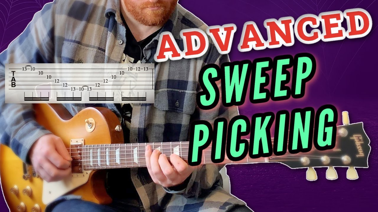 Try This ADVANCED SWEEP PICKING Exercise!