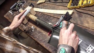 VOODOO CHILE on the 3-String Shovel Guitar | Box Cutter Slide Guitar