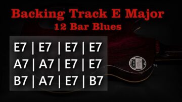 12 Bar Blues Backing Track E Major | 130 BPM | Guitar backing Track