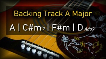 Acoustic Guitar Backing Track A Major | 85 BPM | Guitar Backing Track