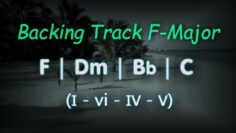 Acoustic Guitar Backing Track F Major | 85 BPM | Guitar Backing Track