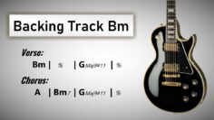 Dreamy Rock BACKING TRACK B Minor / G Lydian | 75 BPM | Guitar Backing Track