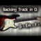 Hopeful Rock BACKING TRACK in G | G Em F C | 75 BPM | Guitar Backing Track