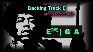 Jimi Hendrix Style Backing Track in E | 87 BPM | Guitar Backing Track