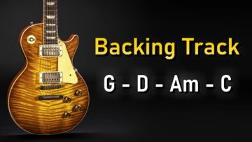 Melodic Rock Pop BACKING TRACK G Major | 72 BPM | Guitar Backing Track