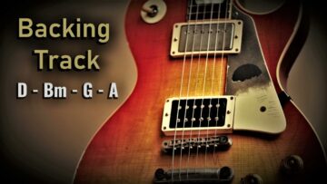 Pop Rock BACKING TRACK D Major | D Bm G A | 80 BPM | Guitar Backing Track