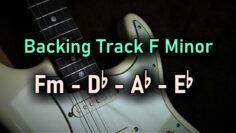Pop Rock BACKING TRACK F Minor | Fm Db Ab Eb | 100 BPM | Guitar Backing Track