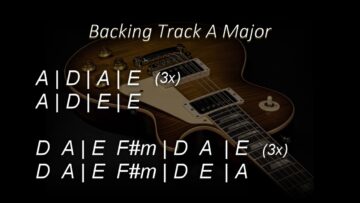 Rock Backing Track A Major | 120 BPM | Backing Track for Guitar