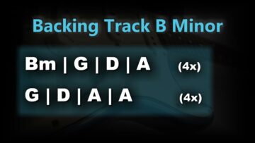 Rock Backing Track B Minor | 105 BPM | Guitar Backing Track
