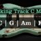 Rock Backing Track C Major | 100 BPM | C G Am F | Guitar Backing Track
