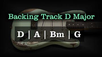 Rock Backing Track D Major | 100 BPM | Guitar Backing Track