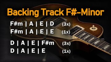 Rock Backing Track F# Minor | 105 BPM | Guitar Backing Track