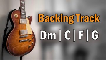 Rock BACKING TRACK in Dm | 95 BPM | Guitar Backing Track