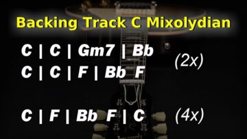 Rock n Roll Backing Track C Mixolydian | 115 BPM | Guitar Backing Track