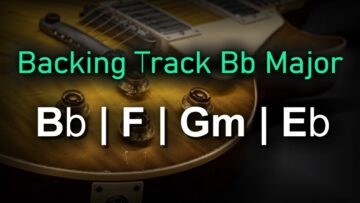 Rock Pop Backing Track Bb Major | 70 BPM | Guitar Backing Track