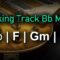 Rock Pop Backing Track Bb Major | 70 BPM | Guitar Backing Track