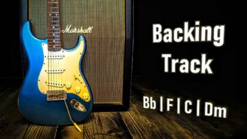 Rock Pop BACKING TRACK D Minor | 90 BPM | Guitar Backing Track