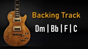 Rock Pop BACKING TRACK D Minor | Dm Bb F C | 87 BPM | Guitar Backing Track