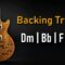 Rock Pop BACKING TRACK D Minor | Dm Bb F C | 87 BPM | Guitar Backing Track