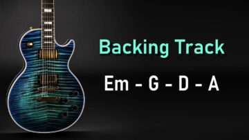 Rock Pop Backing Track E Dorian / D Major | 87 BPM | Guitar Backing Track