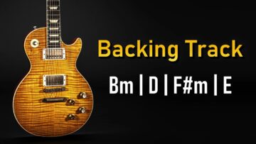 Rock Pop Backing Track F# Minor / B Dorian | 110 BPM | Guitar Backing Track