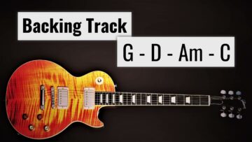 Rock Pop BACKING TRACK in G Major | 95 BPM | Guitar Backing Track