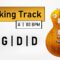 Southern Rock BACKING TRACK in A | 80 BPM | A G D D | Guitar Backing Track