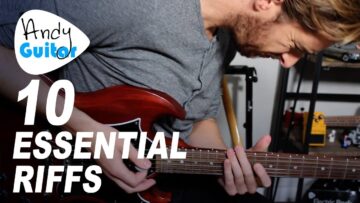 10 ESSENTIAL Minor Pentatonic RIFFS // Position 1 and BEYOND…