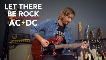 AC/DC Let There Be Rock EASY Guitar Lesson Tutorial