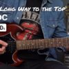 AC/DC – Long Way To The Top Guitar lesson tutorial – Easy 3 chord Rock song