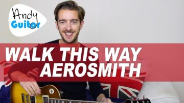 Aerosmith – Walk This Way Guitar Lesson – Electric Guitar Tutorial