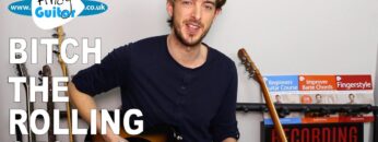 BITCH The Rolling Stones Guitar Lesson Tutorial – Easy Riff!