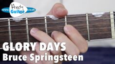 Bruce Springsteen – Glory Days Guitar Lesson – Easy Riff