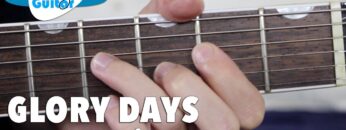 Bruce Springsteen – Glory Days Guitar Lesson – Easy Riff