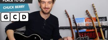 Chuck Berry No Particular Place To Go Guitar Lesson Tutorial – Lead Guitar + SOLO