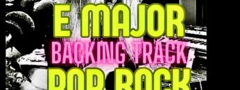E Major Pop Rock Backing Track ( 5 Riffs Over E Major) #guitarlessons #guitar