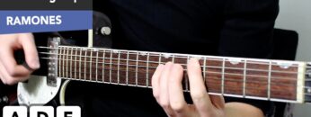 EASY 3 Chord Punk Guitar Song – Blitzkrieg Bop Guitar Lesson – The Ramones