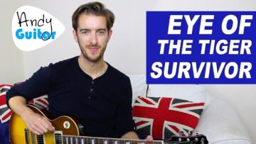 Eye Of The Tiger Guitar lesson – EASY Electric Guitar Songs