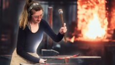 Forging a luthier’s chisel! (I’m giving it away)