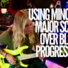 Here are few licks played over a backing track. Major|Minor Scale Base Riffs #beginnerguitarlessons