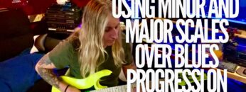 Here are few licks played over a backing track. Major|Minor Scale Base Riffs #beginnerguitarlessons