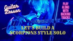 How to play a Rock Guitar Solo Scorpions Style. GUITAR LESSONS MADE EASY#guitarlessons #guitar